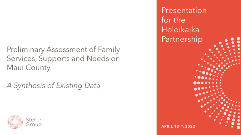 Ho'oikaika Partnership Stellar Presentation for HP 2022-04-13